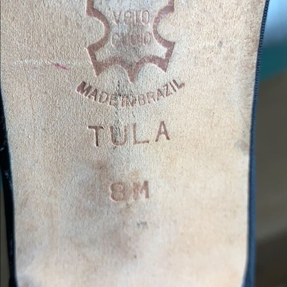 Brighton Black Mules with Embellished Detail - Picture 5 of 6